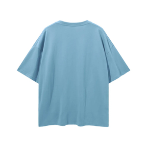 High Quality Men's Sporty Casual T-Shirts 2026 Solid Color Short Sleeve Oversized Breathable Moisture Wicking Eco-Friendly Acid - Product Image 6