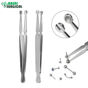 Whole Sale Surgical Stainless Steel Lip Ring Holder <b>Clamp</b> Forceps - Product Image 4