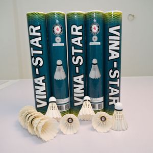 Volants de badminton professionnels en plumes d'oie, 2 couches, légers, écologiques, vol stable, haute performance, vente en gros - Product Image 5