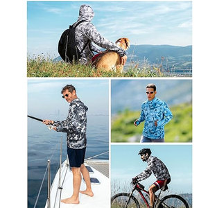 Sudaderas de Pesca Cómodas con Protección Solar UPF 50, Transpirables, Material de Mezcla Suave, Diseño Elegante, Alta Calidad - Product Image 5