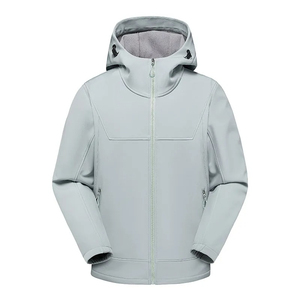 Veste à capuche zippée unisexe en softshell polaire imperméable et respirante pour la pêche, la randonnée, le camping, l'escalade, le ski, la randonnée tactique - Product Image 2