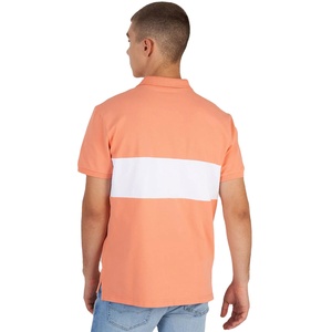 Chemises polo pour hommes en coton 100% à manches courtes décontractées Tissu doux et confortable Logo brodé Chemises polo pour hommes - Product Image 4
