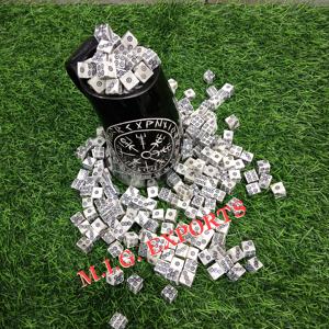 Dés en os de buffle à 4 faces pour Ludo, Serpents et Échelles et autres jeux d'intérieur et d'extérieur. - Product Image 1