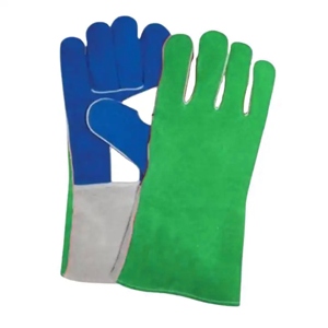 Gants de travail réfléchissants anti-chaleur et anti-étincelles de haute qualité, personnalisables avec logo, renforcés pour la sécurité de la soudure - Product Image 4