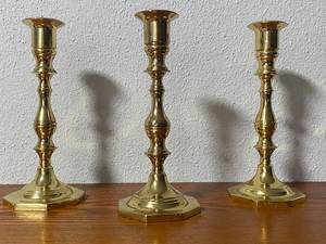 Lot de 3 bougeoirs en aluminium pour décoration de Noël, personnalisables - Product Image 4