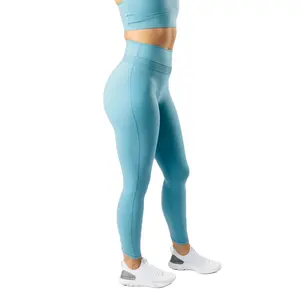 Tayt pantolon Yoga kadın toptan spor yüksek bel Butt egzersiz tayt spor pantolonları seksi sıkı dikişsiz spor salonu pantolonu