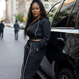 Conjuntos Deportivos Cortavientos de Invierno para Adultos, 100% Algodón Transpirable, Tallas Grandes para Hombre y Mujer, 20 Conjuntos - Product Image 1