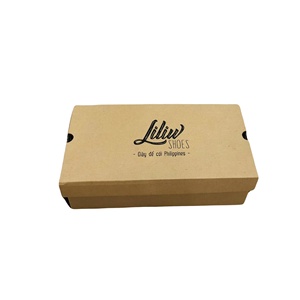 OEM Custom Labels Eco-Friendly Recycled Materials 3-Layer Self-Erecting Carton Corrugated Paper <b>Box</b> Shoe Packaging Flexo - Product Image 2