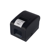 Imprimante thermique POS BRIGHTEK 58 mm avec coupe automatique, interface USB/Série/LAN, noir et blanc, 203 DPI, prise en charge des codes-barres 1D/2D, en stock