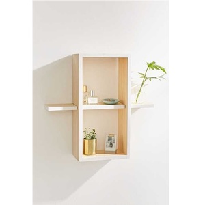 Estantes de pared de madera premium de alta calidad, organizador flotante de madera maciza para casas de lujo, oficinas, dormitorios y salas de estar. - Product Image 1