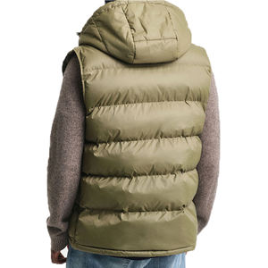 Chaleco Acolchado para Hombre, Negro, Impermeable, Transpirable, Casual, Talla Grande, Ligero, Sin Mangas, para Primavera e Invierno - Product Image 4