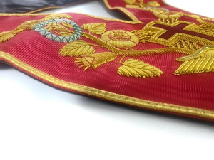 Collar de la 32ª Graduación de la Rosa Cruz, Nuevo, de Alta Calidad, Bordado a Mano, Insignia Masónica, Color Personalizado, Rectangular, a la Moda - Product Image 5