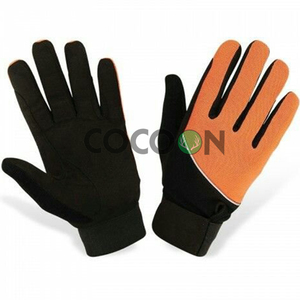 บริการ OEM คุณภาพสูง ถุงมือขี่ม้าหนังสังเคราะห์สีดำคุณภาพสูง ออกแบบตามสั่งสำหรับผู้ใหญ่ สำหรับการฝึกขี่ม้า - Product Image 5