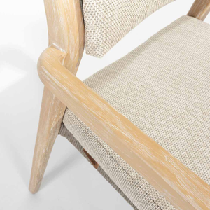 Arm Dining <b>Chair</b> with Minimalist Design and <b>Teak</b> Wooden Frame Material for Home Garden Furniture Decoration - Product Image 5