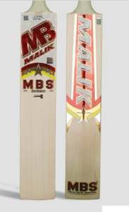 ไม้คริกเก็ต MB Malik MBS Pro Edition English Willow รุ่น Low Middle Sweet Spot Super Counter Balance ขนาด 40 มม. น้ำหนัก 2.8 ปอนด์ พร้อมปลอกไม้ - Product Image 2