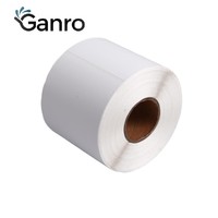 Etiqueta Adhesiva Térmica Directa Personalizada de 40x30 50x25 50x30 58x40 58x60 60x40, Resistente al Calor, con Código de Barras, para Alimentos de Supermercado