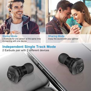 Auricolari True Wireless CSR V4.2 Impermeabili IP44 con Apt-X, Cuffie Stereo In-Ear TWS con Funzione di Cancellazione del Rumore - Product Image 4