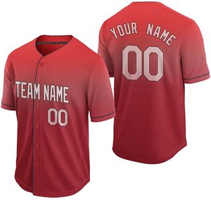 Camisetas de béisbol con cuello en V, transpirables, de manga corta, uniformes deportivos personalizados para hombres y mujeres - Product Image 2