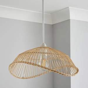 Lustre moderne, luminaire suspendu, éclairage économique, décoration suspendue en rotin pour la maison, le salon, les hôtels - Prix direct d'usine, bambou - Product Image 1