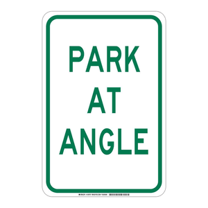 Panneau d'angle Brady Park – Signalisation extérieure durable pour le stationnement, 18 po H x 12 po L, pour les zones de stationnement - Product Image 3