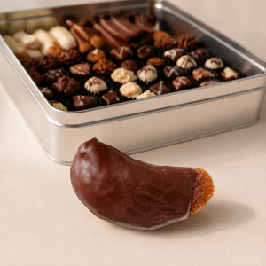 Dried Banana Dip <b>Chocolate</b> Truffles In Custom Gift Box With Custom Logo For Corporate Gifts Wholesale - Product Image 5