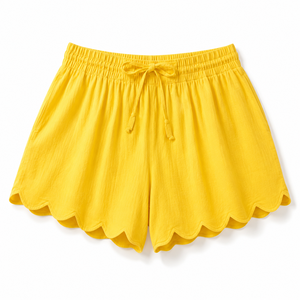 Shorts de basketball vintage personnalisés pour femmes en molleton bouclette 100% coton, bicolores, respirants, séchage rapide, taille haute élastique, 300g - Product Image 6