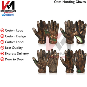 Guantes de caza ligeros, transpirables, elásticos, antideslizantes, con protección para los dedos y la palma, para actividades tácticas y de caza al aire libre. - Product Image 2