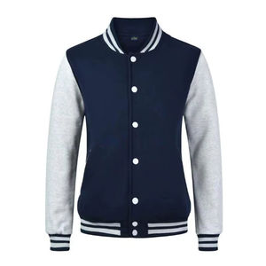 Chaqueta Universitaria Letterman de Manga Larga al por Mayor, Chaqueta de Primavera, Chaquetas Universitarias de Tallas Grandes - Product Image 3