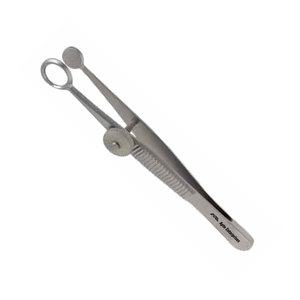 Instrument chirurgical ophtalmique de précision, forceps manuel Ayer de haute qualité pour chalazion, diamètre intérieur 8 mm, longueur 9 cm - Product Image 3