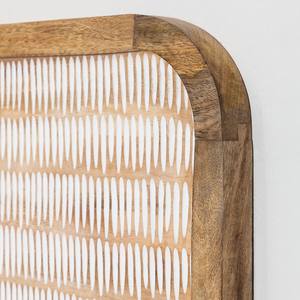 Cabecero Vandana Flux Merino para cama de 150 cm en madera de mango Yulara - Product Image 5