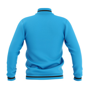 Veste universitaire vintage pour homme de haute qualité, col montant, tissu peigné brodé, respirant, antibactérien - Product Image 2