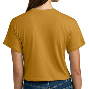 Camiseta Deportiva Corta para Mujer con Etiqueta Personalizada, Camiseta Deportiva Corta de Verano con Cuello Redondo que Absorbe la Humedad, Venta al por Mayor - Product Image 2