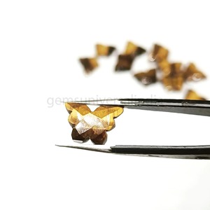 Pierre naturelle œil de tigre sculptée en forme de papillon 14 mm, mini cristal sculpté à la main, pierre en vrac pour la fabrication de bijoux, vente en gros, approvisionnement en vrac - Product Image 3