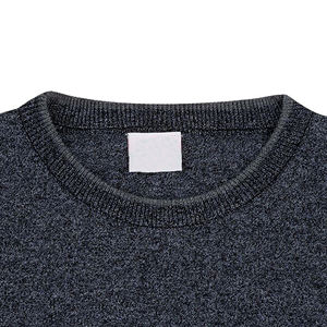 Sudadera de Cuello Redondo de Lujo 100% Algodón para Hombre, Bordado Liso de Alta Calidad, Temporada de Invierno, Logotipo Personalizable - Product Image 4