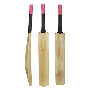 Bates de Críquet Profesionales Ecológicos, Construcción Sólida de Madera de Sauce, Mango Ergonómico Personalizable, Peso Equilibrado, Superficie Duradera - Product Image 1