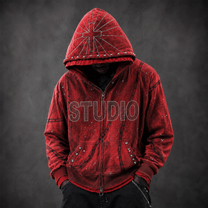 Sudaderas con capucha para hombre a precio de fábrica, sudaderas estilo streetwear, sudaderas extragrandes, MOQ bajo para colecciones de boutiques estadounidenses - Product Image 3