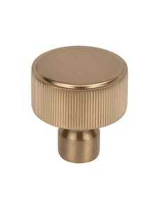 Modern Brushed <b>Brass</b> Cabinet <b>Knob</b> Round Furniture Handle Durable Kitchen Drawer Pull Natural Finished High quality Home Office - Product Image 4