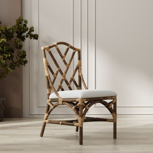 Ensemble de 2 chaises d'appoint rembourrées DreamCraft de 20 pouces pour salle à manger, origine Vietnam - Product Image 3