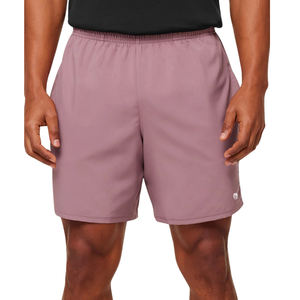 <b>Mens</b> Arrival 7 Inch Slim Fit Athletic Gym <b>Shorts</b> Lightweight Workout Training Running Fitness <b>Shorts</b> Calm <b>Pink</b> - Product Image 1