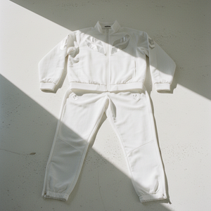 ชุดวอร์มวิ่งแบบมีซับในกันลม ระบายอากาศได้ดี ทนทาน หรูหรา สองชิ้น สำหรับผู้ชายและผู้หญิง - Product Image 1