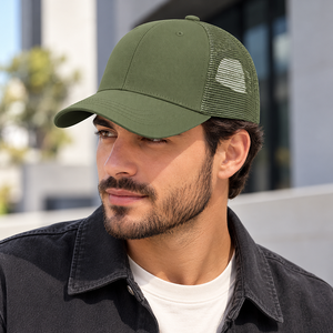Casquette Trucker Unisexe à 6 Panneaux en Mousse, Dos en Maille, Visière Plate, Fermeture Snapback, Logo Brodé, Design Personnalisé, Faible MOQ - Product Image 6