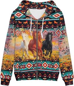 Sudadera con Capucha Personalizable con Cierre para Mujer y Adolescentes, Estilo Casual, Color Sólido, con Logotipo Frontal, Otoño/Invierno, Tallas XS-5XL - Product Image 1