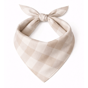 Foulard bandana décontracté en coton et soie, accessoire de cou léger, imprimé cachemire ou uni, style mode estival - Product Image 1