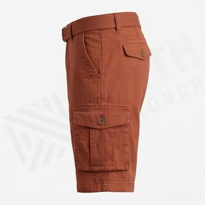 กางเกงขาสั้นคาร์โก้ผู้ชาย ผ้าฝ้าย ยืดหยุ่น ใส่สบาย หลายกระเป๋า เหมาะสำหรับฤดูร้อน กางเกงคาปรี กางเกงแทคติคอล คุณภาพพรีเมียม สำหรับกิจกรรมกลางแจ้ง - Product Image 6