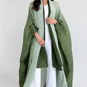 Women's Long Sleeve Anti-Wrinkle Lightweight Breathable Floor Length <b>Abaya</b> - Product Image 4