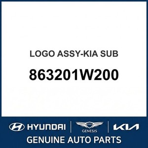 Nuevos Emblemas y Adornos Forte 863201W200 - Product Image 1