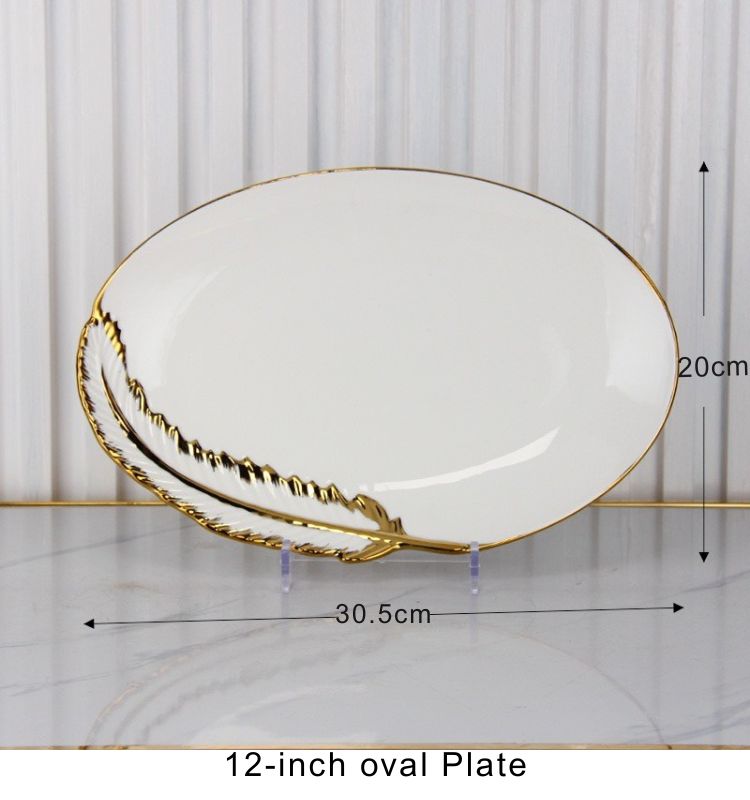 12-inch oval Plate