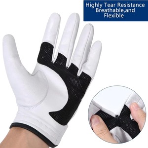 Men Breathable Golf Glove All Premium Soft Cabretta Leather Enhance Grip and Durable <b>Light</b> Weight Long Lasting Hand Fit Sports - Product Image 2