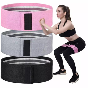 Bande de Résistance en Tissu pour Entraînement des Hanches et des Fessiers, Couleur Personnalisée, Accessoires de Fitness, Logo OEM ODM, Vente en Gros Directe Usine pour Femmes - Product Image 6