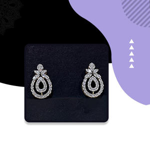 Pendientes Clásicos de Diamantes Creados en Laboratorio para Mujer, Certificados, Oro de 14K, Corte Brillante Redondo, Joyería de Lujo para Boda - Product Image 3